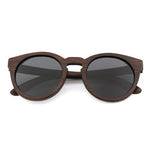 Lunettes de soleil en dune en bambou naturel fait à la main à la mode classique Lunettes de soleil UV400 papillon enduites