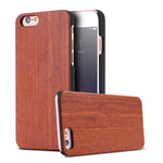 KISSCASE Genuine Bamboo Case For iPhone 6 6s Plus 100% Natural Wood Cover For iPhone 5 5s SE X 7 8 Plus 6 6s Xr Xs Max Funda Bag