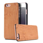 KISSCASE Genuine Bamboo Case For iPhone 6 6s Plus 100% Natural Wood Cover For iPhone 5 5s SE X 7 8 Plus 6 6s Xr Xs Max Funda Bag