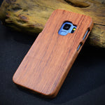 LYBALL Real Wood Phone Case for Samsung Galaxy S10+ 100% Natural Bamboo Hard Cover for S8 S9 S10 Plus S10 Lite S7 Edge Note9 8 5