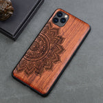 2019 New For iPhone 11 Case Slim Wood Back Cover TPU Bumper Case For iPhone 11 Pro iPhone 11 Pro Max Phone Cases