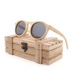 100% Handmade Natural bamboo sunglasses women polarized UV400 brown bamboo wood sunglasses fashion Leisure man sunglasses