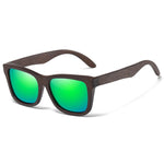 GM Retro Fashion Bamboo Wood Polarized Sunglasses Driving Square Style Sun Glasses Male Goggle UV400 Women Men Brand Designer