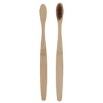 10 colors Portable Soft Fibre eco-frienly Wooden Toothbrush Natural Bamboo Handle Toothbrush with paper case for Adult oral care