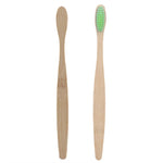 10 colors Portable Soft Fibre eco-frienly Wooden Toothbrush Natural Bamboo Handle Toothbrush with paper case for Adult oral care