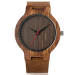 2020 Top Gift Black/Coffee/Green Dial Natural Bamboo Wood Watch Men Women Genuine Leather Wooden Clock Male hour Reloj de madera