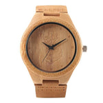 2020 Top Gift Black/Coffee/Green Dial Natural Bamboo Wood Watch Men Women Genuine Leather Wooden Clock Male hour Reloj de madera