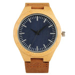 2020 Top Gift Black/Coffee/Green Dial Natural Bamboo Wood Watch Men Women Genuine Leather Wooden Clock Male hour Reloj de madera
