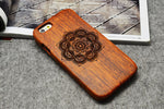 LYBALL Wooden Phone Case 100% Handmade Natural Real Wood Bamboo Hard Cover for Apple iPhone X XR XS MAX 8 7 Plus 6 6S Plus 5S SE