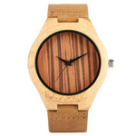 Mandala Bohemian Style Wooden Man Women Watches Exquisite Thailand Elephant Engraving Bamboo Wrist Watch Men Clock Xmas Gifts