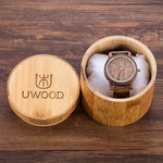 2019 Uwood Wooden Watches Wood Men`s Wristwatches Wooden Band Japan Move' 2035 Quartz Fashion Wood Watch Men relogio masculino