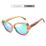 2019 New Design Men and Women Wooden Bamboo Sunglasses Polarized Lenses UV400 CA9069